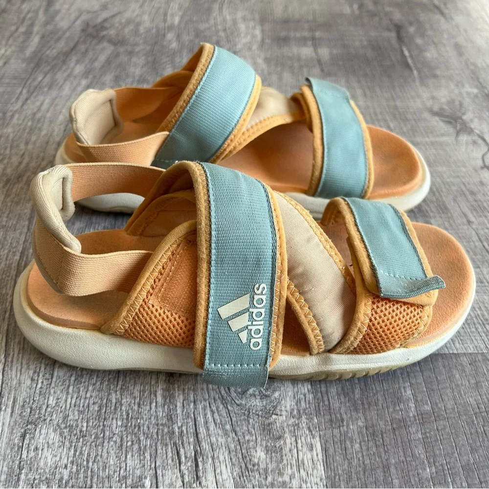Adidas Womens TERREX SUMRA SANDALS FX6049 ORANGE WHITE US 6